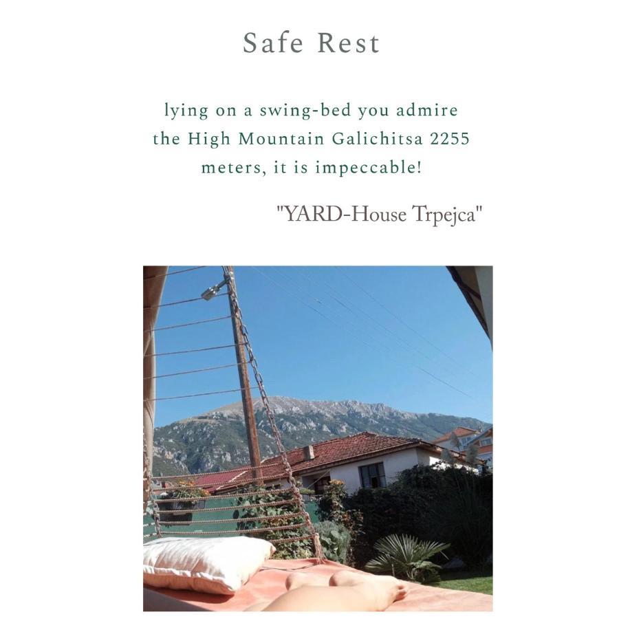 Yard House Trpejca Hotell Ohrid Eksteriør bilde